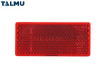 reflector 31.5x69mm red, adhesive