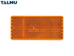 reflector 31.5x69mm yellow, adhesive