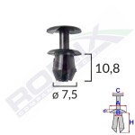 ROMIX SPINKI 10918 / luggage liner clip vw, seat 