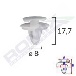 ROMIX SPINKI 11009 / spinka tapic. drzwi fiat, renault 