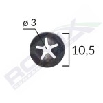 ROMIX SPINKI 16021 / 3mm logo mount 
