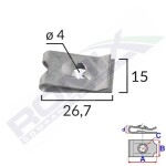 ROMIX SPINKI 16037 / mounting plate 5.5mm 