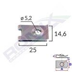 ROMIX SPINKI 16307 / VW mounting plate 6.5mm