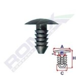 ROMIX SPINKI A12271C / black vw upholstery clip 6mm 