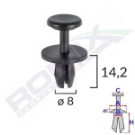 ROMIX SPINKI A17156 / black expansion bolt 