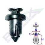 ROMIX SPINKI B22145 / Toyota Camry bumper release pin 