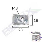 ROMIX SPINKI C60478 / m8 mounting plate 