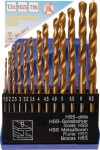 drill bits titanium 1, 5-6, 5 MM, 13 pc