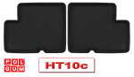 rubber floor mat rubber DACIA DUSTER 2pc/ rear
