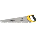 hand saw 500mm, aligaator, 3 mounting pointed teeth, hardened teeth