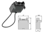 fuse holder GM 1xGM wires, jätkatav