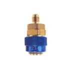 MAGNETI MARELLI 007936211121 / quick coupling for LP, A/C unit, R1234yf 1 pc color: blue