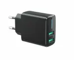 2 x USB 1A + 2.4A seinalaadija