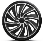 wheel covers 13 turbo silver black /set 4pc/