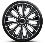 hubcaps 13 voltec pro white black /set 4/