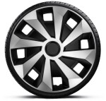 16 volvano Van silver black wheel covers /set 4pc/