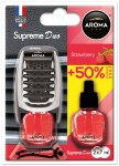 odor AROMA CAR SUPREME 7ml 7ml+7ml = 14ml DUO Strawberry