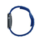 PASEK DO SMART WATCHA 42/44/45/49 MM BLUE - 3MK SILICONE clock STRAP FOR APPLE