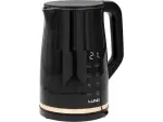 Electrical Aqua heater 1,7l, temperature adjustment, black