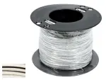 cable, two-coloured 0,75 white-MUST100m/ roll