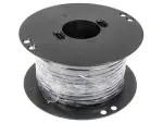 cable 2 x 1.5mm² 2-track, black, flat ,50m