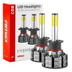 LED front light bulbs 2pc H1 ventilaatoriga