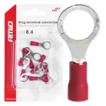 Silmühendused 10pc. 1.25-8mm2, red