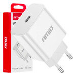 vooluvõrgu charger 230v 20w usb-c amio-03891