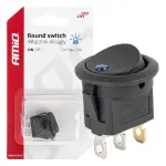 round switch 12v 20a amio-03963