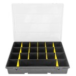 18+1 cells/box with sections/box 36x28x5.5cm jbm