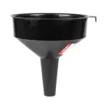 Universal black plastic funnel fuel, liquid, water ., 19,5 cm amio-04046