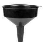 black plastic funnel, Universal, fuel ., fluid, water, 30 cm amio-04047