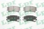 LPR Pidurikattekomplekt, disc brake 24046, 24047, 24048, 5SP878, 05P878