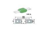 fuse MEGA 125A green