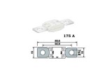 fuse Megaval 175A white distance between bolts 50,8mm