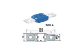 fuse Megaval 200A blue distance between bolts 50,8mm