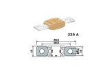 fuse Megaval 225A beige distance between bolts 50,8mm