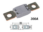 fuse Megaval 300A grey, distance between bolts 50.8mm
