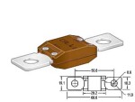 fuse Powerval 500A CAL4 brown 50,8mm