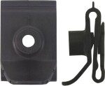 fastening PLASTIC BLACK. 8pc.