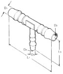 Connection detail T-shaped 6 mm