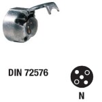plug 5KL. DIN72576 aluminium
