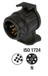 ADAPTER 13KL plug+7 KL plug P:53MM