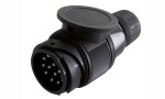 plug 13N/12V plastic KRUVIL.ISO11446