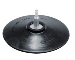 RUBBER DISC W. VELCRO 125MM
