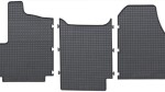 Peugeot Boxer 09/06- rubber mats 3 pc