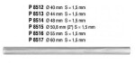 perforated pipe 1 m, 48 mm, S 1,5 mm
