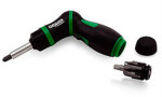 TOPTUL replaceable endings screwdriver, 8 in one, FTEG0820, FSAA:1/4" (H)--4,5.5,6.5,8mm, FSBA:1/4" (H) --PH1,PH2,PH3, FPKA:1/4" (H) x 1/4" Dr.