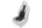 massaging Seat cover 128*38cm, black