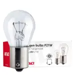 24V 21W socket BA15s / P21W turn signal- and brake light bulb Amio